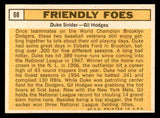 1963 Topps Baseball #068 Duke Snider Gil Hodges EX 540581