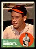 1963 Topps Baseball #125 Robin Roberts Orioles EX 540584