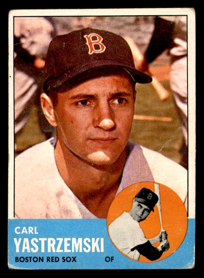 1963 Topps Baseball #115 Carl Yastrzemski Red Sox VG 540590