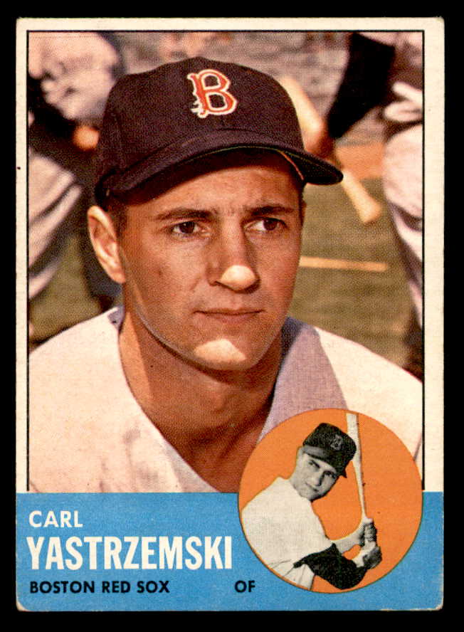1963 Topps Baseball #115 Carl Yastrzemski Red Sox VG-EX 540591