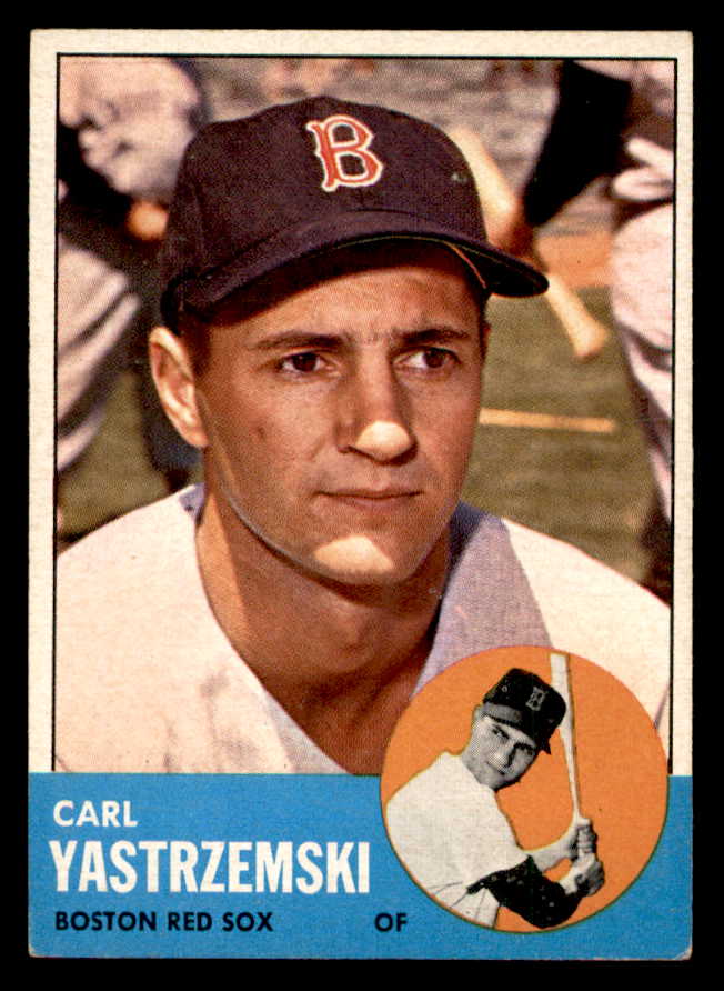 1963 Topps Baseball #115 Carl Yastrzemski Red Sox EX+/EX-MT 540592