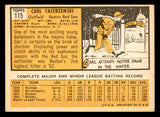 1963 Topps Baseball #115 Carl Yastrzemski Red Sox EX+/EX-MT 540592