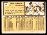 1963 Topps Baseball #400 Frank Robinson Reds VG-EX 540595