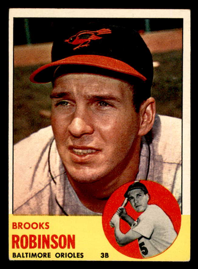1963 Topps Baseball #345 Brooks Robinson Orioles VG-EX 540602