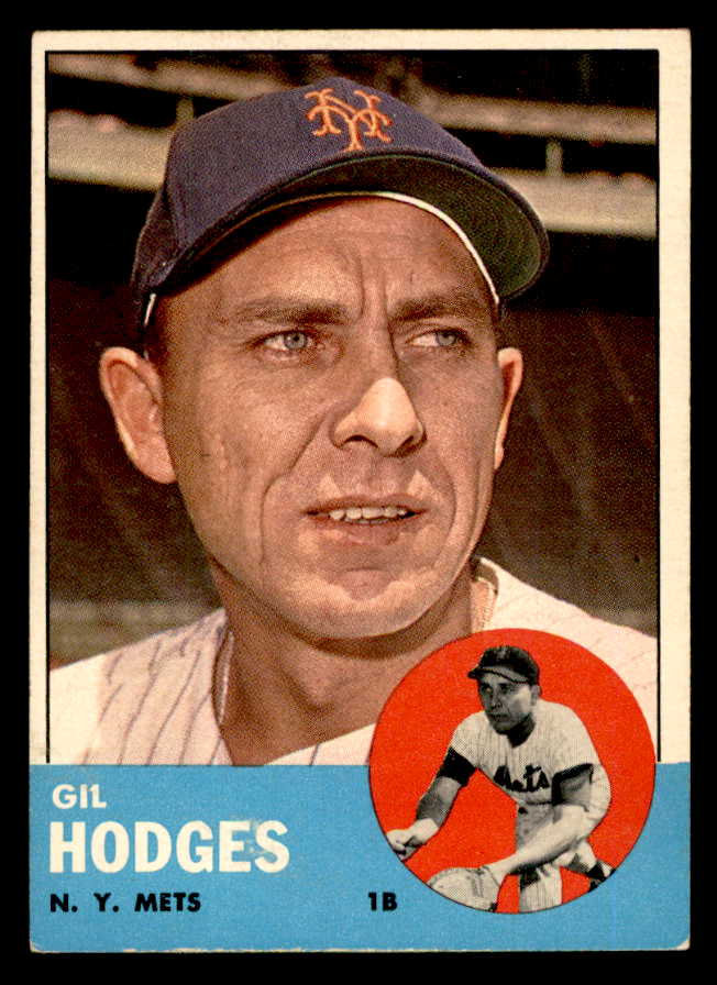 1963 Topps Baseball #245 Gil Hodges Mets EX 540608