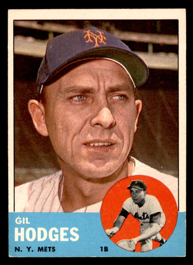 1963 Topps Baseball #245 Gil Hodges Mets EX+/EX-MT 540609