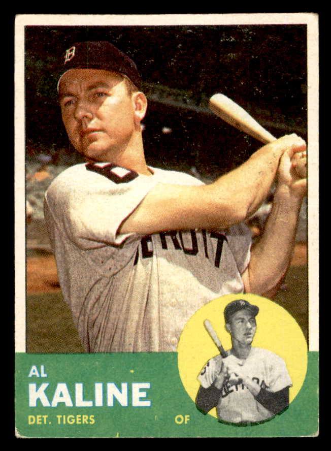 1963 Topps Baseball #025 Al Kaline Tigers VG 540612