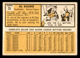 1963 Topps Baseball #025 Al Kaline Tigers VG 540612