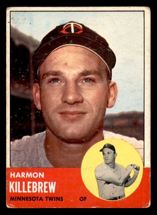 1963 Topps Baseball #500 Harmon Killebrew Twins VG 540613