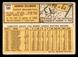 1963 Topps Baseball #500 Harmon Killebrew Twins VG 540613