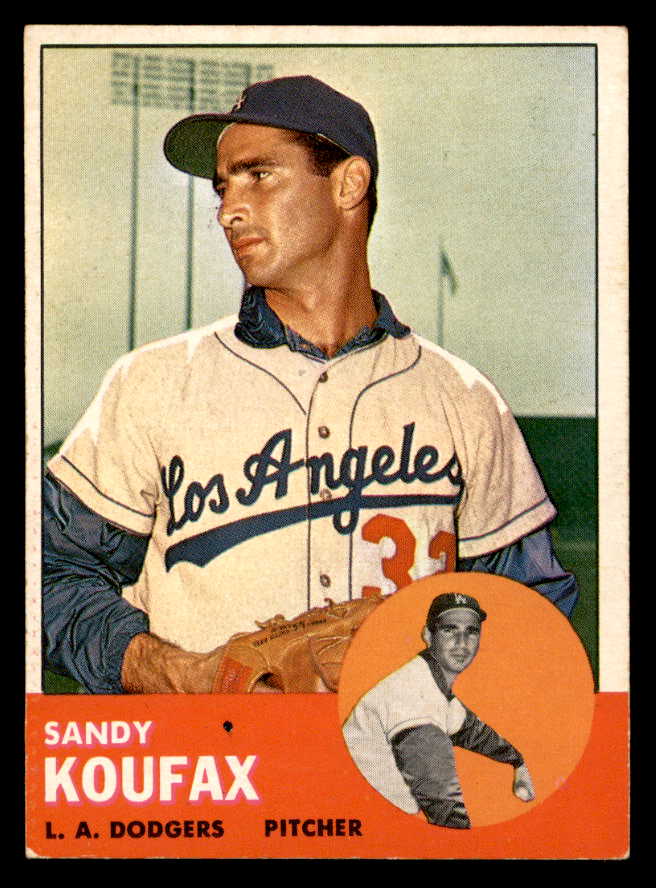 1963 Topps Baseball #210 Sandy Koufax Dodgers EX+/EX-MT 540614