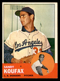 1963 Topps Baseball #210 Sandy Koufax Dodgers EX+/EX-MT 540614