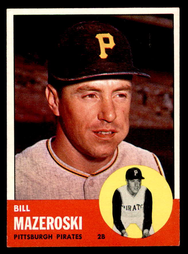 1963 Topps Baseball #323 Bill Mazeroski Pirates NR-MT 540615