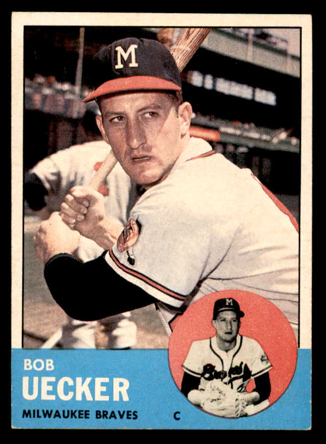 1963 Topps Baseball #126 Bob Uecker Braves EX+/EX-MT 540621