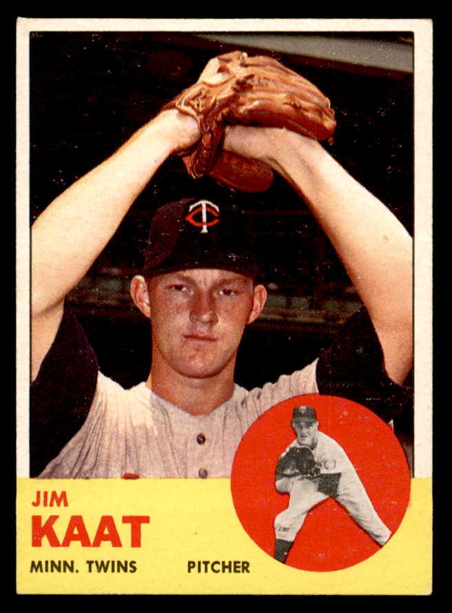 1963 Topps Baseball #165 Jim Kaat Twins EX+/EX-MT 540625