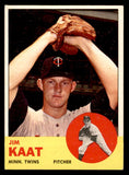 1963 Topps Baseball #165 Jim Kaat Twins EX+/EX-MT 540625