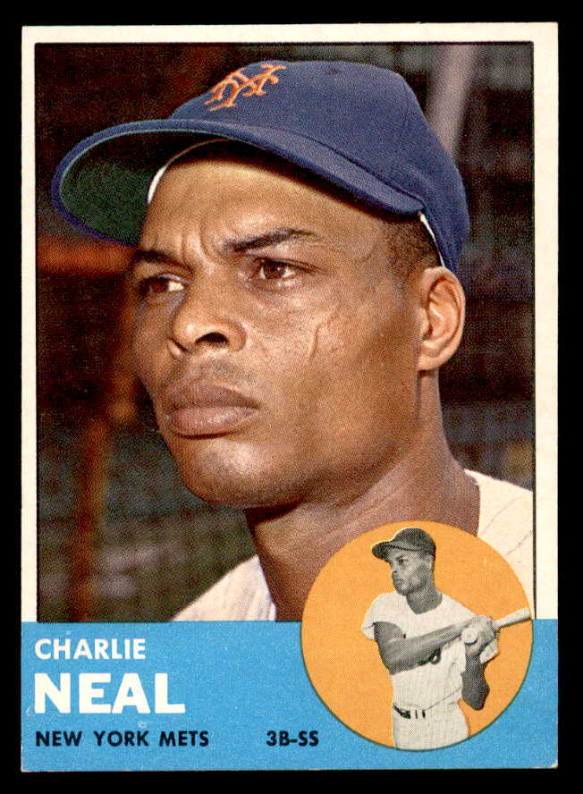 1963 Topps Baseball #511 Charlie Neal Mets EX-MT 540628