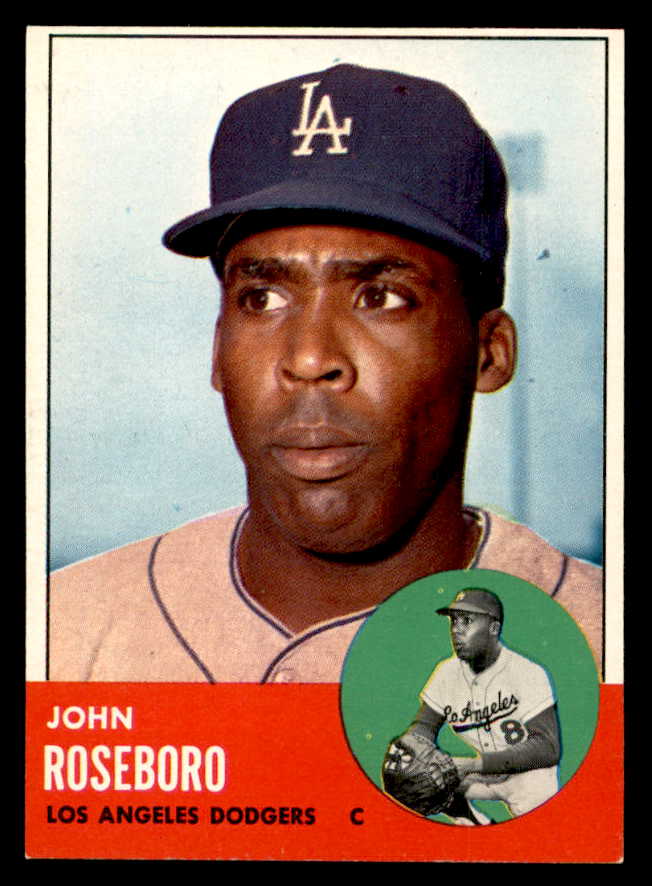 1963 Topps Baseball #487 John Roseboro Dodgers NR-MT 540629