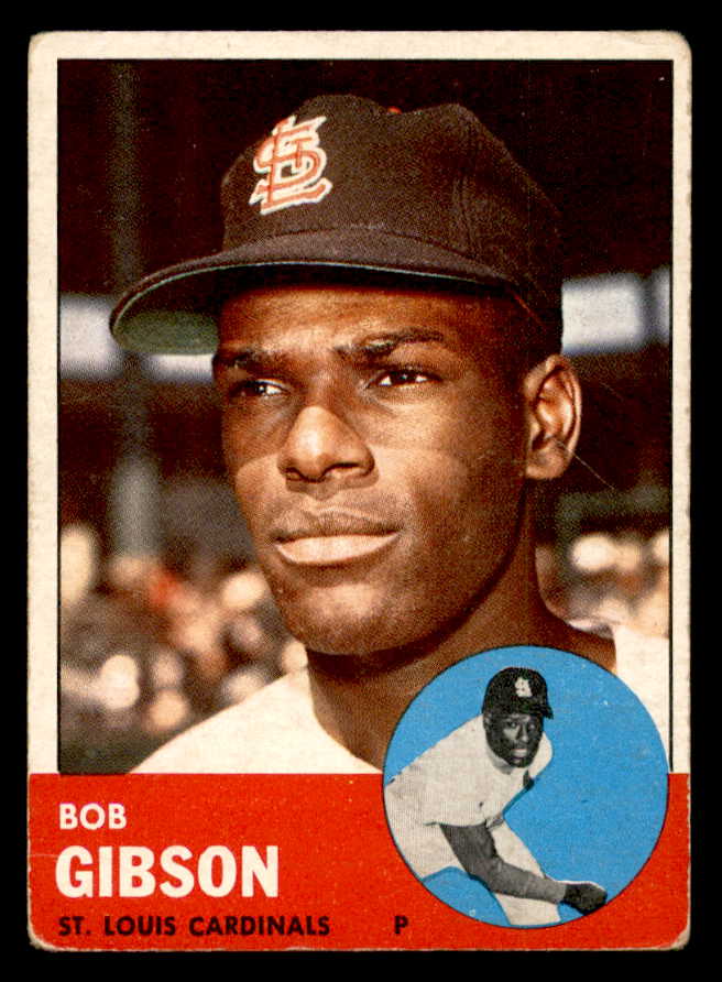 1963 Topps Baseball #415 Bob Gibson Cardinals VG 540632