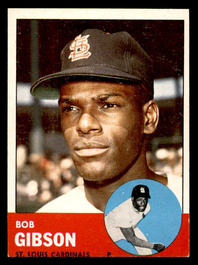 1963 Topps Baseball #415 Bob Gibson Cardinals VG-EX 540635