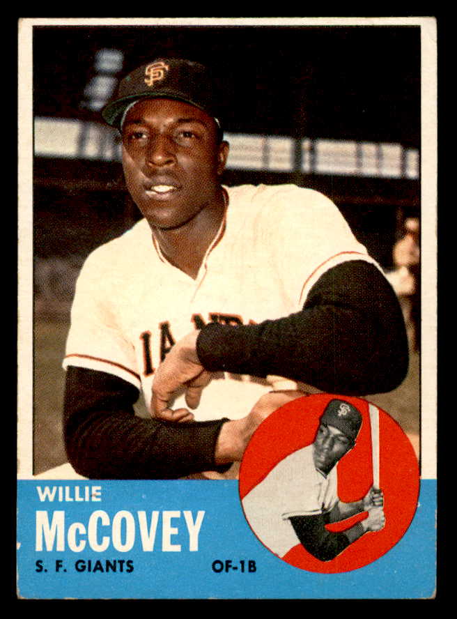 1963 Topps Baseball #490 Willie McCovey Giants VG-EX 540636