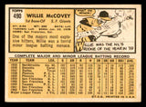 1963 Topps Baseball #490 Willie McCovey Giants VG-EX 540636
