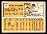 1963 Topps Baseball #490 Willie McCovey Giants EX 540638