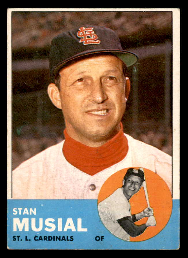 1963 Topps Baseball #250 Stan Musial Cardinals EX+/EX-MT 540641