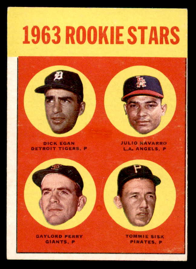 1963 Topps Baseball #169 Gaylord Perry Giants VG-EX 540644