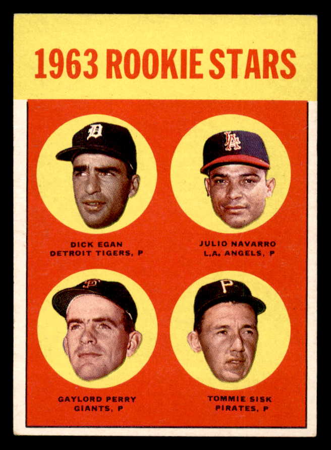 1963 Topps Baseball #169 Gaylord Perry Giants EX-MT 540645