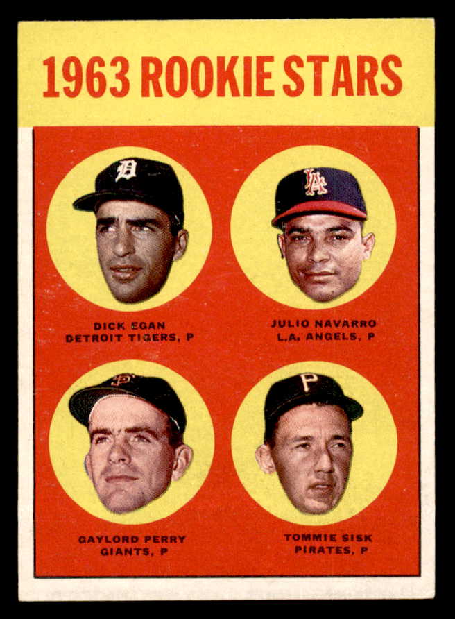 1963 Topps Baseball #169 Gaylord Perry Giants VG-EX 540646