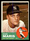 1963 Topps Baseball #120 Roger Maris Yankees VG-EX 540660