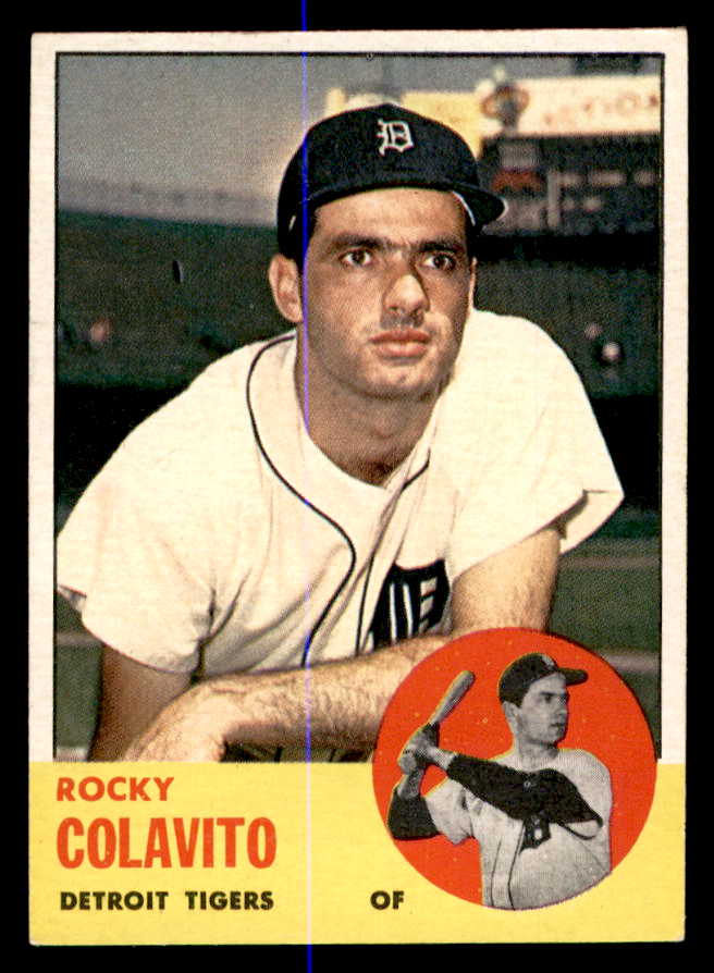 1963 Topps Baseball #240 Rocky Colavito Tigers EX+/EX-MT 540668