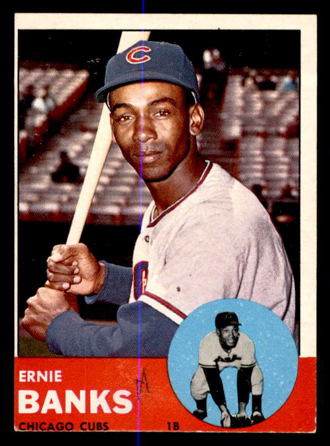 1963 Topps Baseball #380 Ernie Banks Cubs FR-GD 540670