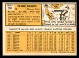 1963 Topps Baseball #380 Ernie Banks Cubs FR-GD 540670