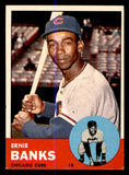 1963 Topps Baseball #380 Ernie Banks Cubs EX 540672