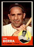 1963 Topps Baseball #340 Yogi Berra Yankees VG-EX 540673