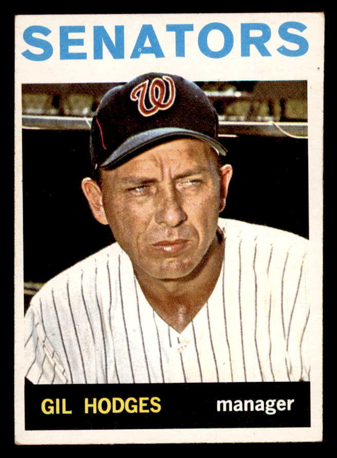 1964 Topps Baseball #547 Gil Hodges Senators EX 540676
