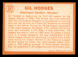 1964 Topps Baseball #547 Gil Hodges Senators EX 540676