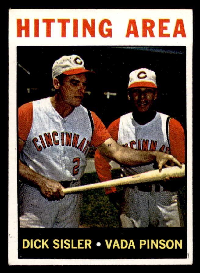 1964 Topps Baseball #162 Vada Pinson Dick Sisler NR-MT 540677
