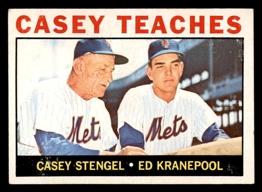 1964 Topps Baseball #393 Casey Stengel Ed Kranepool EX-MT 540678