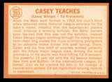 1964 Topps Baseball #393 Casey Stengel Ed Kranepool EX-MT 540678