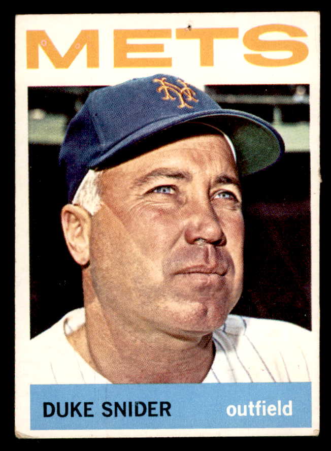 1964 Topps Baseball #155 Duke Snider Mets FR-GD 540679