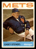1964 Topps Baseball #324 Casey Stengel Mets VG-EX 540681
