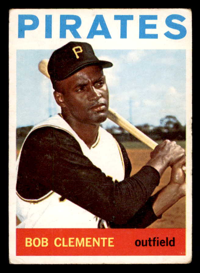 1964 Topps Baseball #440 Roberto Clemente Pirates VG 540696