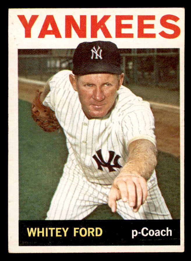 1964 Topps Baseball #380 Whitey Ford Yankees EX 540702