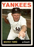 1964 Topps Baseball #380 Whitey Ford Yankees VG 540703