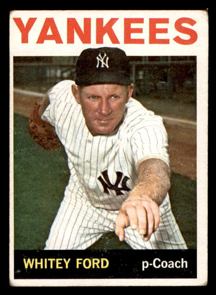 1964 Topps Baseball #380 Whitey Ford Yankees VG 540703