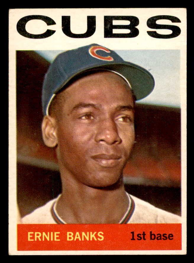 1964 Topps Baseball #055 Ernie Banks Cubs EX+/EX-MT 540704