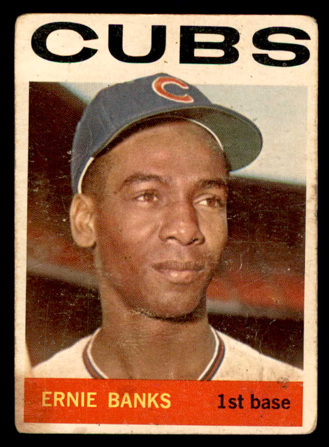 1964 Topps Baseball #055 Ernie Banks Cubs Fair 540705